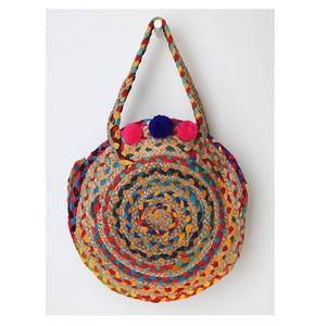 Multi color with 100% jute Womens <b>bag</b> for <b>travelling</b> for special <b>day</b> from Indian manufacturer - Product Image 1
