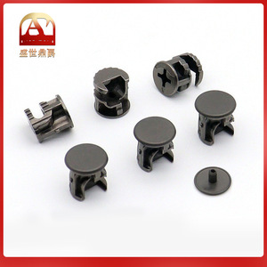 Prosperous Age And Noble Plastic Eccentric Wheel Cover Screw Cap Lock Clip Drawer Connector 12cm Zinc Alloy Modern Simple Style - Product Image 4