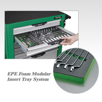 TOPTUL Precision GEB1203 Nuevo Sistema de bandeja de inserción modular 12PCS-Juego de destornilladores