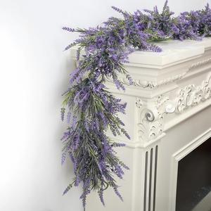 Wedding Table Runner Summer <strong>Spring</strong> Real Touch Lavender Garland Faux Lavender Vine 180cm Lavender Flowers Artificial <strong>Decoration</strong> - Product Image 4