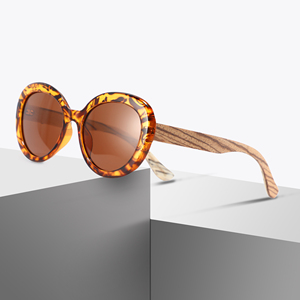 แว่นกันแดดแฟชั่น2025ทรงรีแว่นกันแดดไม้ไผ่ไม้ไผ่ใส่ได้ทั้งชายและหญิงแว่นกันแดดโพลาไรซ์บานพับฤดูใบไม้ผลิสำหรับผู้ชาย - Product Image 5