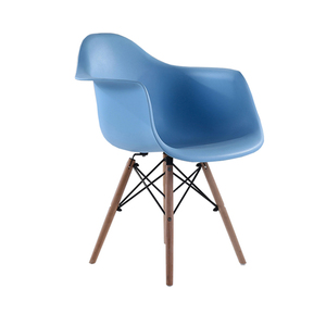 Caliente Vender casa <span class=keywords><strong>muebles</strong></span> producto reposabrazos sillas de plástico con patas de madera - Product Image 4
