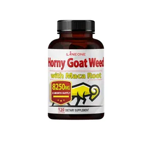 OEM/ODM Natural Herbal Man Cápsulas Extracto de Epimedium Energía masculina Horny Goat Weed Cápsulas