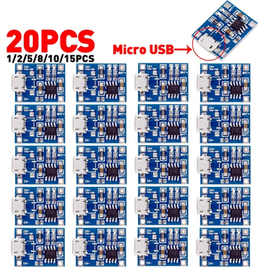 Type-c/micro /mini USB 5V 1A 18650 <span class=keywords><strong>TP4056</strong></span>ที่ชาร์จแบตเตอรี่ลิเธียมโมดูลชาร์จบอร์ดที่มีฟังก์ชั่นคู่ - Product Image 3