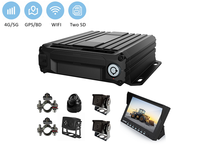 Full HD 1080P 4 saluran 4G WiFi kamera dasbor seluler sistem kamera keamanan 4CH Kit mobil truk Bus CCTV kendaraan kotak hitam DVR Manual