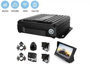 Full HD 1080P 4 Channel 4G WiFi Mobile DVR Dashcam Security Camera System 4CH Kit Car Truck Bus CCTV Vehicle Blackbox DVR Manual