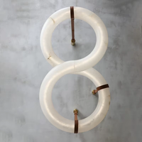 Nouvelle Arrivée - Suspension Moderne Certifiée UL - Lustre Commercial de Luxe en Marbre pour Restaurant et Hall d'Entrée