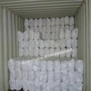 Chiffons en coton recyclé blanc pour le nettoyage industriel, chiffon de nettoyage 100% coton - Product Image 1