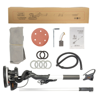 Ponceuse électrique professionnelle pour cloisons sèches et sols en bois Ponceuse portable haute puissance avec lumière LED