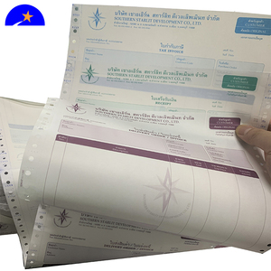 Carnet de factures personnalisé, 3 feuillets autocopiants, avec impression de bordereau de livraison, papier cartonné, logo personnalisé, impression offset - Product Image 6