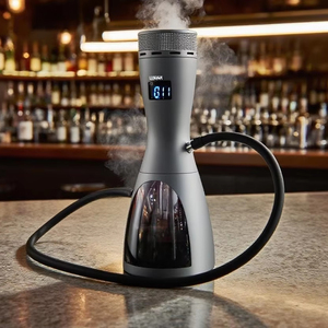 Russia Electric Hookah Lukah Portable Shisha With LED Light Luxury Hookah Set Shisha Carbon-free Russia Hookah E-hookah Set - Product Image 3
