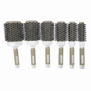 Brosse à cheveux ronde en poils de sanglier, style italien créatif, technologie céramique nano thermique et ionique, brosse à cheveux en nylon, 1200 pièces/taille - Product Image 3