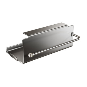 Porte-papier mural en acier au carbone, design rectangulaire minimaliste, pour salle de bain et salon, support de rangement pour mouchoirs - Product Image 1