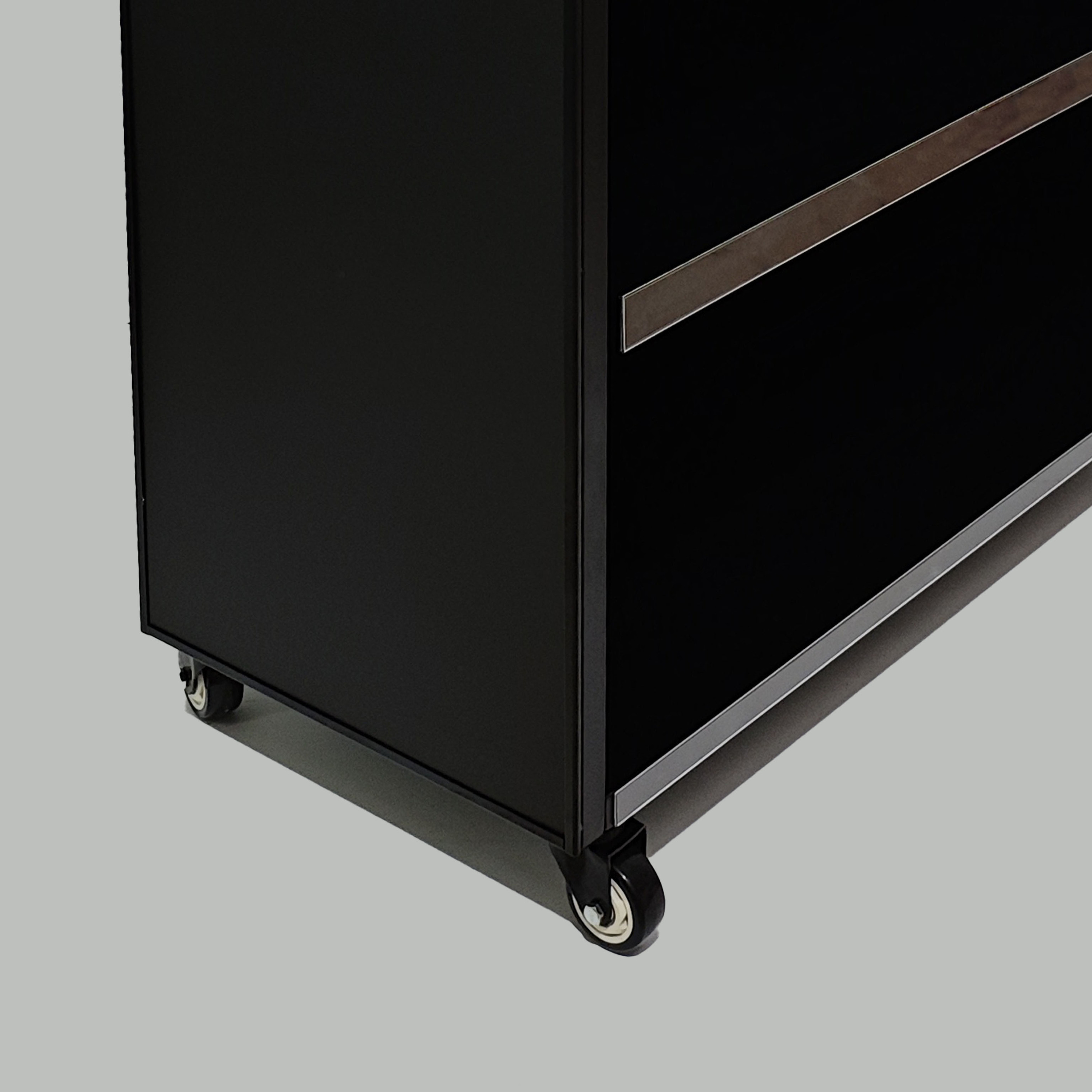 Hardware Tools Display Stand Heavy Duty 4 Tiers Metal Display Racks Detachable Floor Stand Shelf with Caster for Repair Shop — view 6
