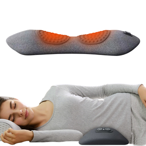 Hot Sale Deep Vibration Lumbar Support Pillow Fast Heating Massage Cushion USB-powered Waist Memory <b>Foam</b> for Back Pain - Product Image 1
