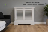 Cache-radiateur MDF personnalisé, OEM ODM pour les marques de décoration intérieure européennes et américaines, best-seller au Royaume-Uni, petit modèle 1020 mm