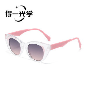 แว่นกันแดดทรงแคทอาย UV400 กรอบ PC ป้องกันแสงแดดสำหรับทุกเพศ - Product Image 3