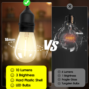 JAIYI S14 مخطط الأم سلسلة ضوء الزخرفية نمط خمر سلسلة الضوء - Product Image 3