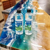 Résine Époxy Transparente Hungley Crystal AB (Composants A et B) – Colle Liquide pour Bois, Artisanat et Objets d'Art
