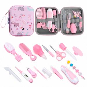 Set de Regalo para Recién Nacido, 20 Piezas, Kit de Cuidado para Bebés de Plástico, Cortauñas, Artículos Esenciales para la Seguridad del Bebé, Multicolor, USA Mairun, 305g, Floral - Product Image 3