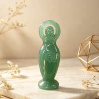 Statue de déesse en cristal naturel mélangé, figurine de la Terre Mère en pierre polie pour la guérison par le Reiki et la décoration spirituelle de la maison