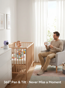 <span class=keywords><strong>Babyphone</strong></span> 2,4 GHz FHSS sans WiFi avec protection de la vie privée, détection des pleurs, audio bidirectionnel, écran 4,3 pouces, <span class=keywords><strong>portée</strong></span> 300 m - Product Image 6