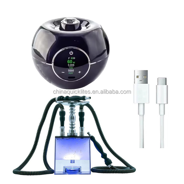 Eco-friendly No Charcoal No Coal Big E-bowl Electronic Shisha Hookah Head with Electric Shisha Bowl for BAR  Restaurant Lounge