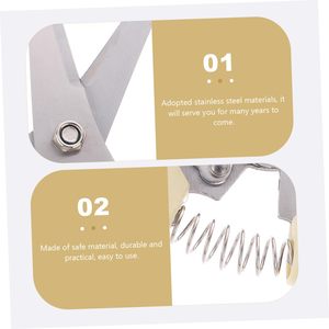 Ciseaux de taille pour bonsaï et vigne, à lame courbée, manche souple, pour greffage et fleurs de vigne, vente en gros - Product Image 3