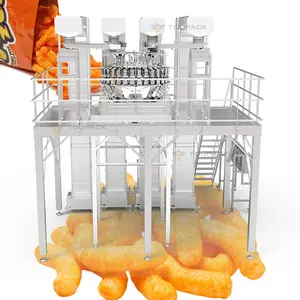 Machine d'emballage automatique de snacks soufflés Machine d'emballage de popcorn croustillant Machine d'emballage de sachets de chips