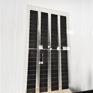 Tuv đã được phê duyệt 320W bipv panel năng lượng mặt trời mái cho Topcon mặt tiền kính đôi hai mặt một nửa tế bào đơn tinh thể perc quang điện <span class=keywords><strong>PV</strong></span> - Product Image 2