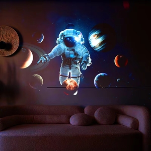 Lampe de Projection Cosmique, Cadeau pour Enfants, Projecteur Ciel Étoilé, Étoiles Lactées, Ornements Extraterrestres, Veilleuse d'Ambiance pour Chambre à Coucher - Product Image 5