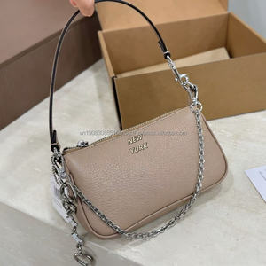 Sac à bandoulière décontracté pour femme en PU, style Coachings, avec chaîne de luxe en acier inoxydable, tendance, été/hiver, vente en gros - Product Image 6