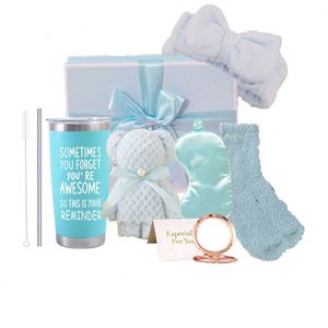 Caja de Regalo 2025 para Pronto Recuperación con Antifaz, Artículos de Recuerdo para Aniversario, Regalo para Dama de Honor, Toalla de Boda, Regalo de Cumpleaños - Product Image 1