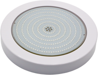 Lumière LED pour piscine RGB IP68, étanche, en matériau PC, ampoule sous-marine pour piscine avec télécommande RF, 12V, 18W