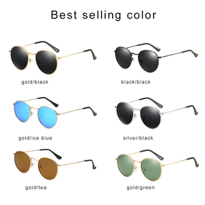 <span class=keywords><strong>Occhiali</strong></span> <span class=keywords><strong>da</strong></span> <span class=keywords><strong>Sole</strong></span> Polarizzati Rotondi Piccoli M3447 Classici Unisex di Marca Designer Retrò - Product Image 4