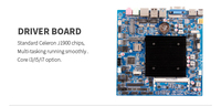 Mini caja personalizada barata para ordenador, procesador J1900 industrial integrado con 4 puertos lan ethernet RS232, compatible con encendido automático