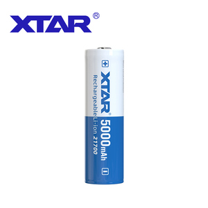 Xtar công suất cao 5000mAh 21700hp <span class=keywords><strong>li</strong></span> <span class=keywords><strong>ion</strong></span> có thể sạc lại pin <span class=keywords><strong>3.7V</strong></span> 21700 Lithium <span class=keywords><strong>Ion</strong></span> pin cho đèn pin - Product Image 6