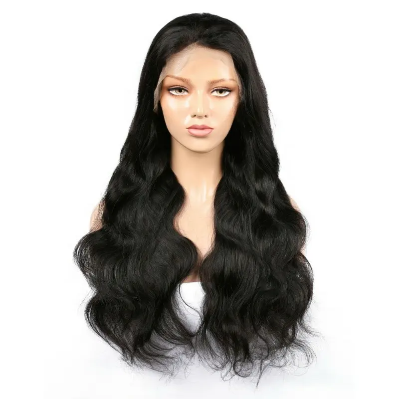 Hot Sale Body Wave Virgin Nagel haut ausgerichtet peruanische Echthaar Perücken Anbieter Hd Lace Front Perücken Echthaar für schwarze Frauen