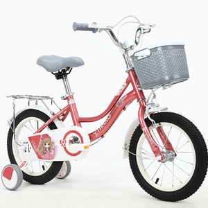Bicicletta per Bambina di 2 Anni in Vendita, <span class=keywords><strong>Bici</strong></span> da 12/14/16 Pollici per Bambini con <span class=keywords><strong>Cestino</strong></span> Anteriore - Product Image 1