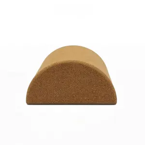 LEECORK blocco da polso in sughero Yoga semicircolare per supporto per polso Yoga e sollevamento del polpaccio