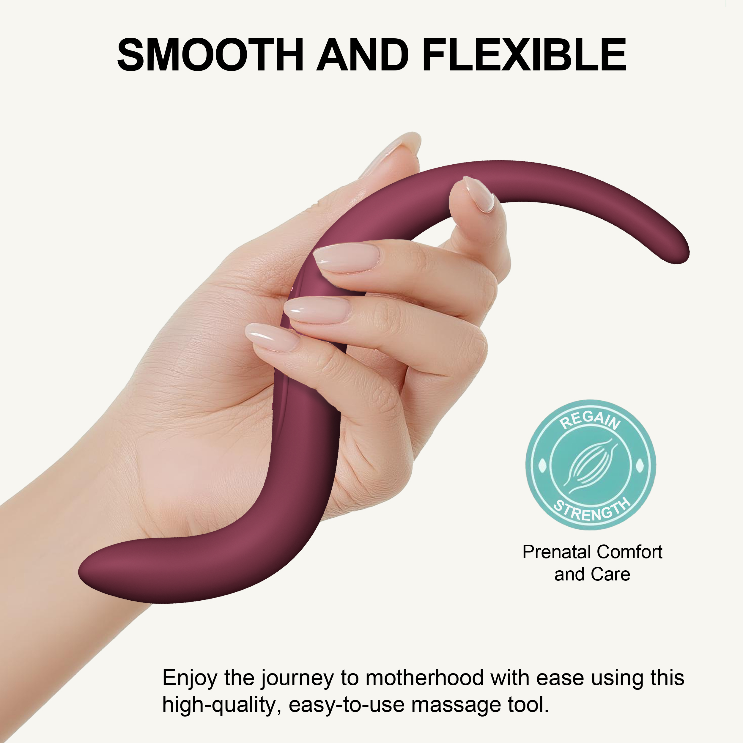 Prepare-to-push Perineal Massage Wand
