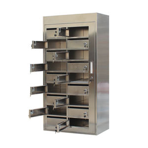 Boîtes <span class=keywords><strong>aux</strong></span> <span class=keywords><strong>lettres</strong></span> modernes à ouverture frontale, murales, pour appartements, bureaux, 18 <span class=keywords><strong>portes</strong></span>, verrouillables, pré-assemblées, en acier inoxydable - Product Image 3