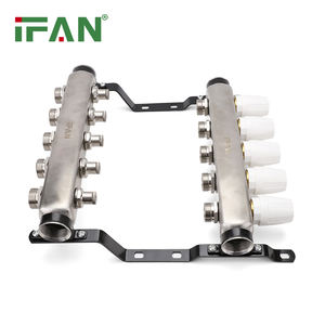 IFAN Atacado Baixo MOQ 3/4 "<span class=keywords><strong>Manifold</strong></span> De Água 304 Manifolds De Aço Inoxidável para Sistemas De Aquecimento De Piso - Product Image 6