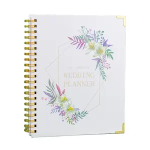 Fabriek Goedkope Custom Weddingplanner Boek En Organisator Voor Bruiden Met Geschenkdoos Hardcover Bruidsplanners Journal Notebook