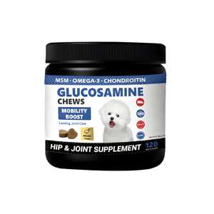 Köpekler yüksek seviyelerde glukozamin yeşil Omega 3 zerdeçal sağlık kalça ve eklem takviyesi köpekler için OEM kalça eklem bakımı çiğnemek - Product Image 2