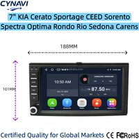 Autoradio Android CYNAVI 7 pouces pour Cerato Sportage Ceed Carens Carnival avec CarPlay sans fil, GPS, écran partagé, OCTA CORE
