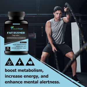 Complément alimentaire hautement efficace pour améliorer la masse musculaire maigre avec extrait de piment de Cayenne, capsules brûle-graisses efficaces, capsules amincissantes rapides - Product Image 4