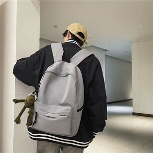 Minimalist <b>Backpack</b> For Male Students 14 Inch <b>Computer</b> Bag With Usb Charging Trip Use - Product Image 3
