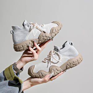 Chaussures de course d'été pour femmes, légères, respirantes, antidérapantes, à lacets, design en maille ventilée, tendance et polyvalentes - Product Image 3