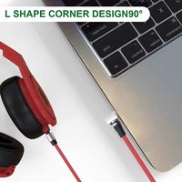 Câble d'extension audio auxiliaire de remplacement 3,5 mm 6,5 mm compatible avec les écouteurs sans fil Beat By Dr.Dre Solo Studio Pro Detox Mixr